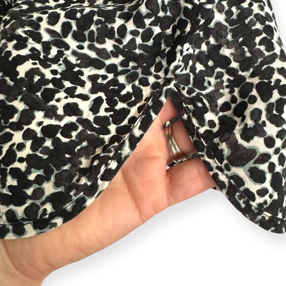 Ann Taylor 100% Silk Sleeveless Tunic Length Popover Blouse Women's Size 16 - Picture 7 of 10